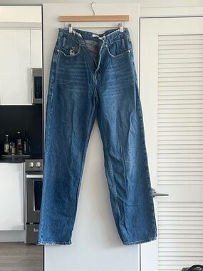 Straight leg jeans
